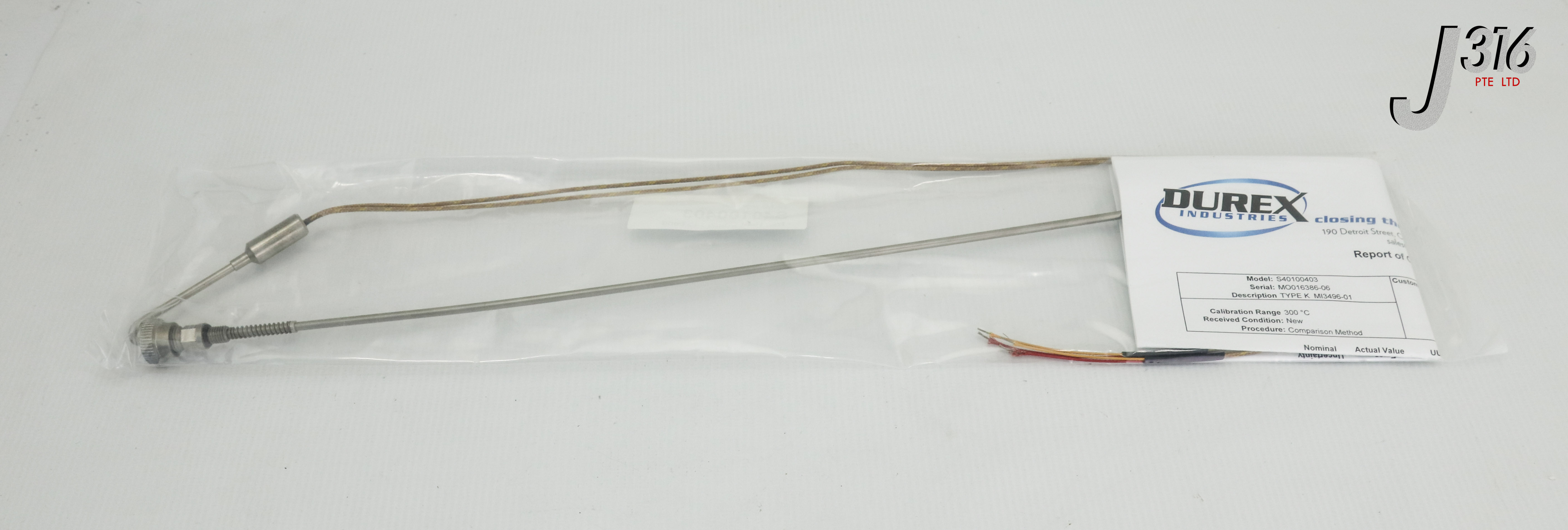 23566 SEMIGEAR THERMOCOUPLE, T/C, HEAT CHUCK 145 BEND (NEW